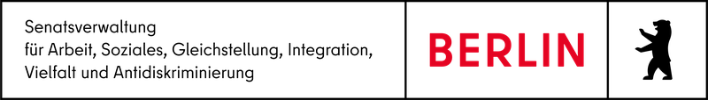 B_SEN_ASGIVA_Logo_DE_H_PT_4C Logo der Berliner Senatsverwaltung für Arbeit, Soziales, Gleichstellung, Integration, Vielfalt und Antidiskriminierung