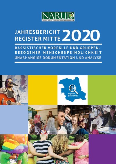 Das Deckblatt des Jahresberichtes 2020 des Registers Mitte