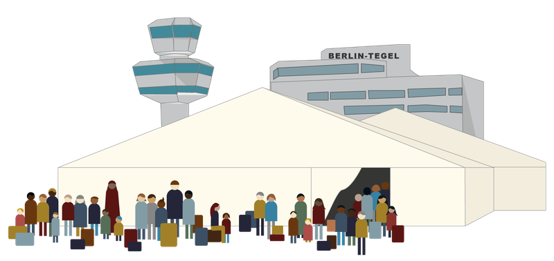 Titelbild des Jahresbericht 2023 vom Register Reinickendorf mit Fuchslogo und Logo vom Berliner Register und Stiftung SPI